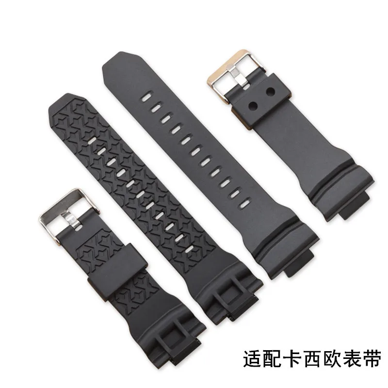 Rubber Watch Strap for Casio G-shock Replace Strap GA-150/200/201/300/310/GLX Series Watch Band 16mm*29mm