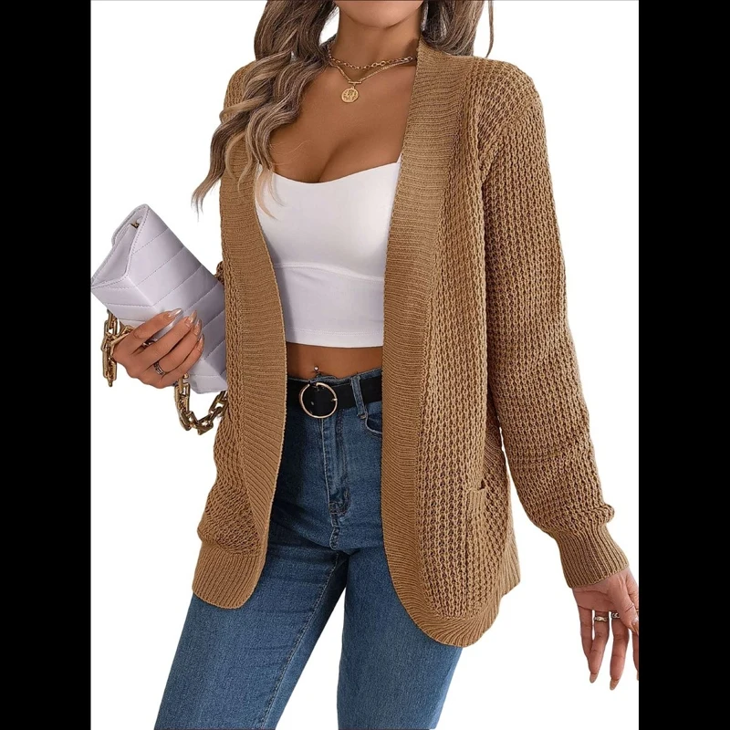Women's Sweater Fall Long Sleeve Solid Color Casual Daily Commute Dating Holiday Streetwear Knit Pullover Ladies Tops