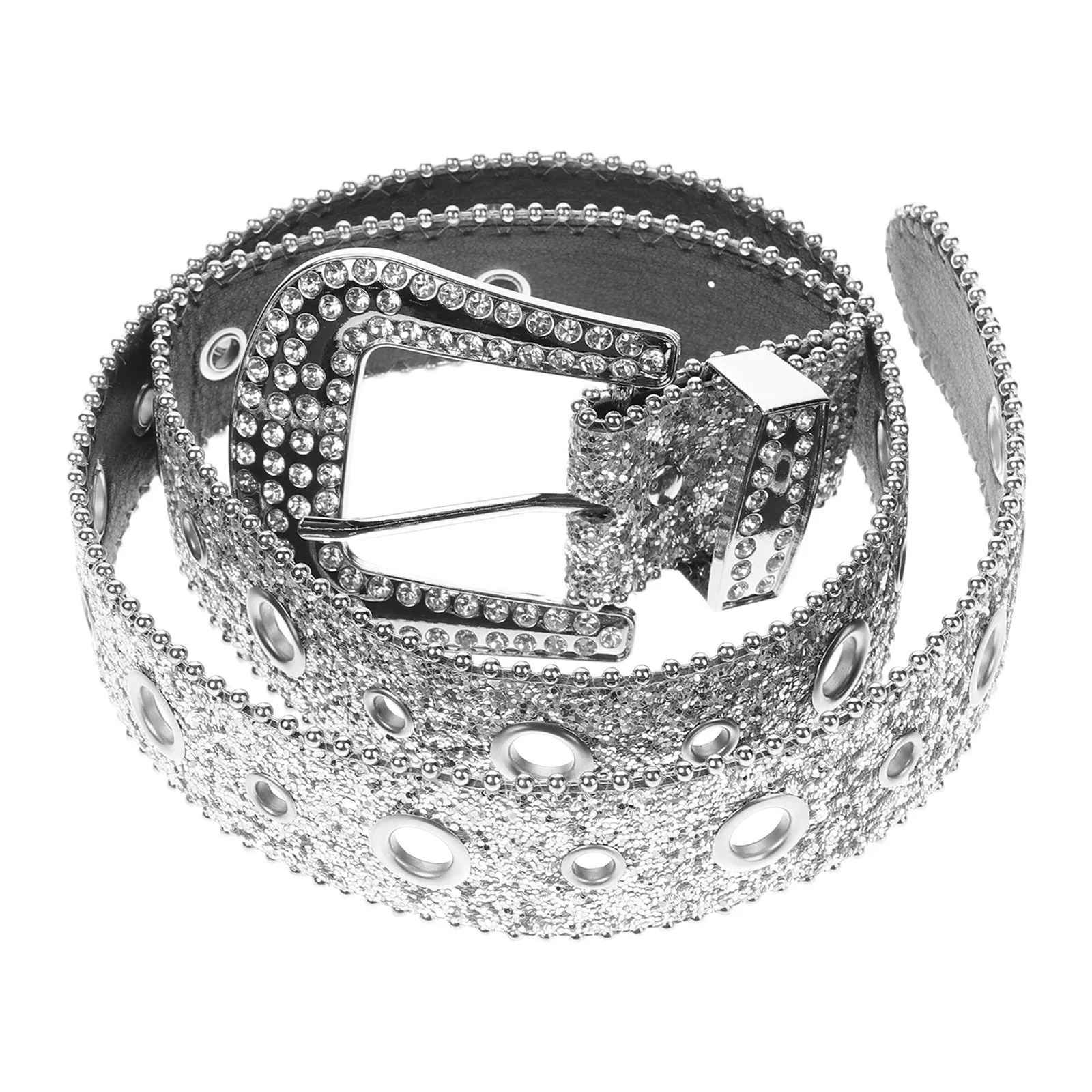 فستان أنيق للنساء لفساتين الجينز النسائية إكسسوار الزفاف الغربي حزام الجينز الموضة للنساء حزام #1