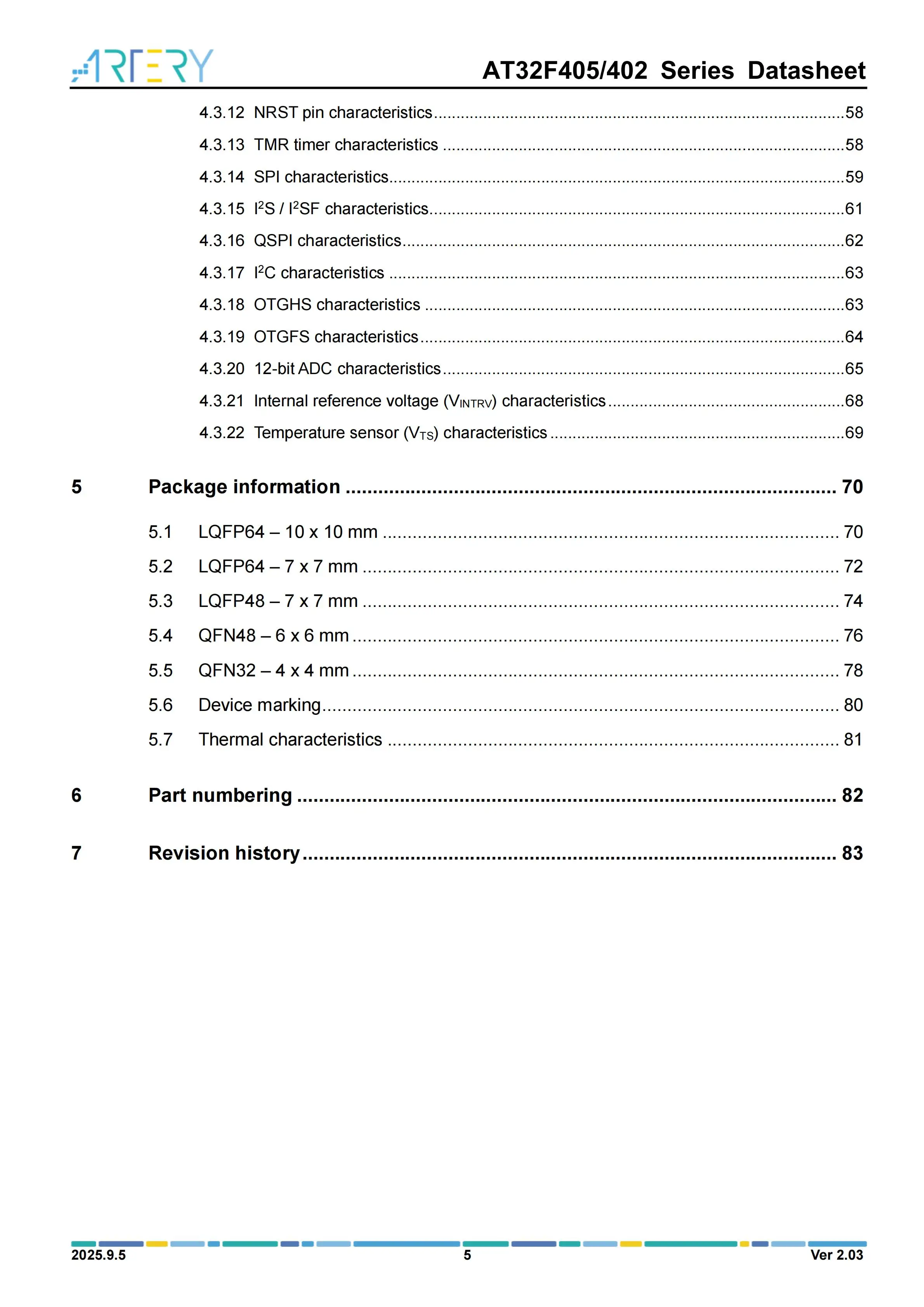 10 Stück/Los ARTERY AT32F405RCT7-7 LQFP64 Hochleistungs-Mikrocontroller – Detail 5