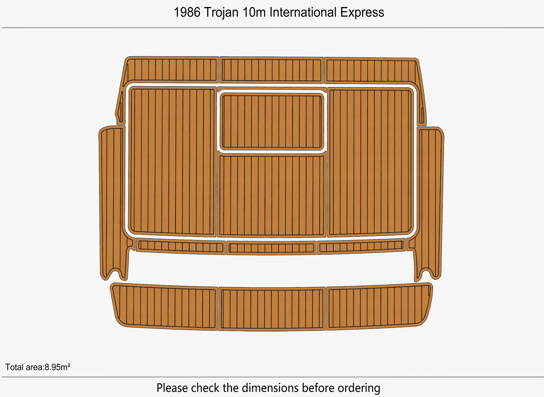 1986 Trojan 10m International Express 1/4