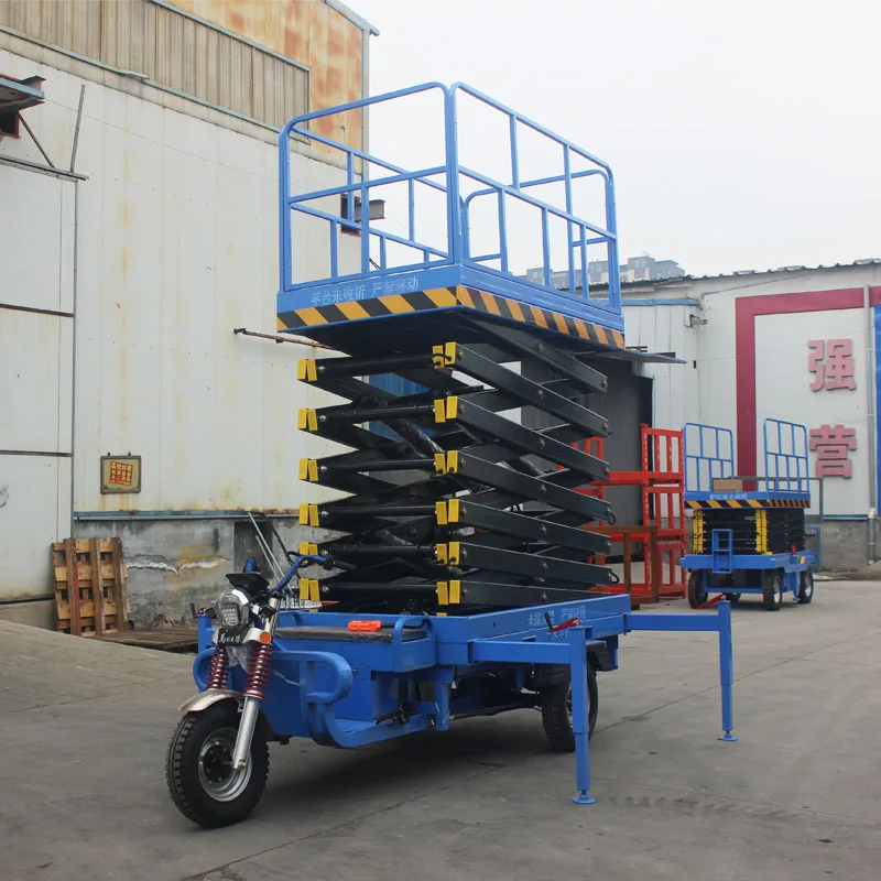 6m 8m 10m Small Aerial Work Platform Battery Powered Hydraulic Self-propelled Electric Scissor Lift