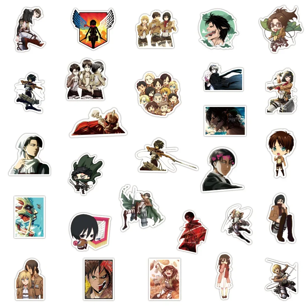 30/50/100 шт., необычный Рисунок Эрена джейгера