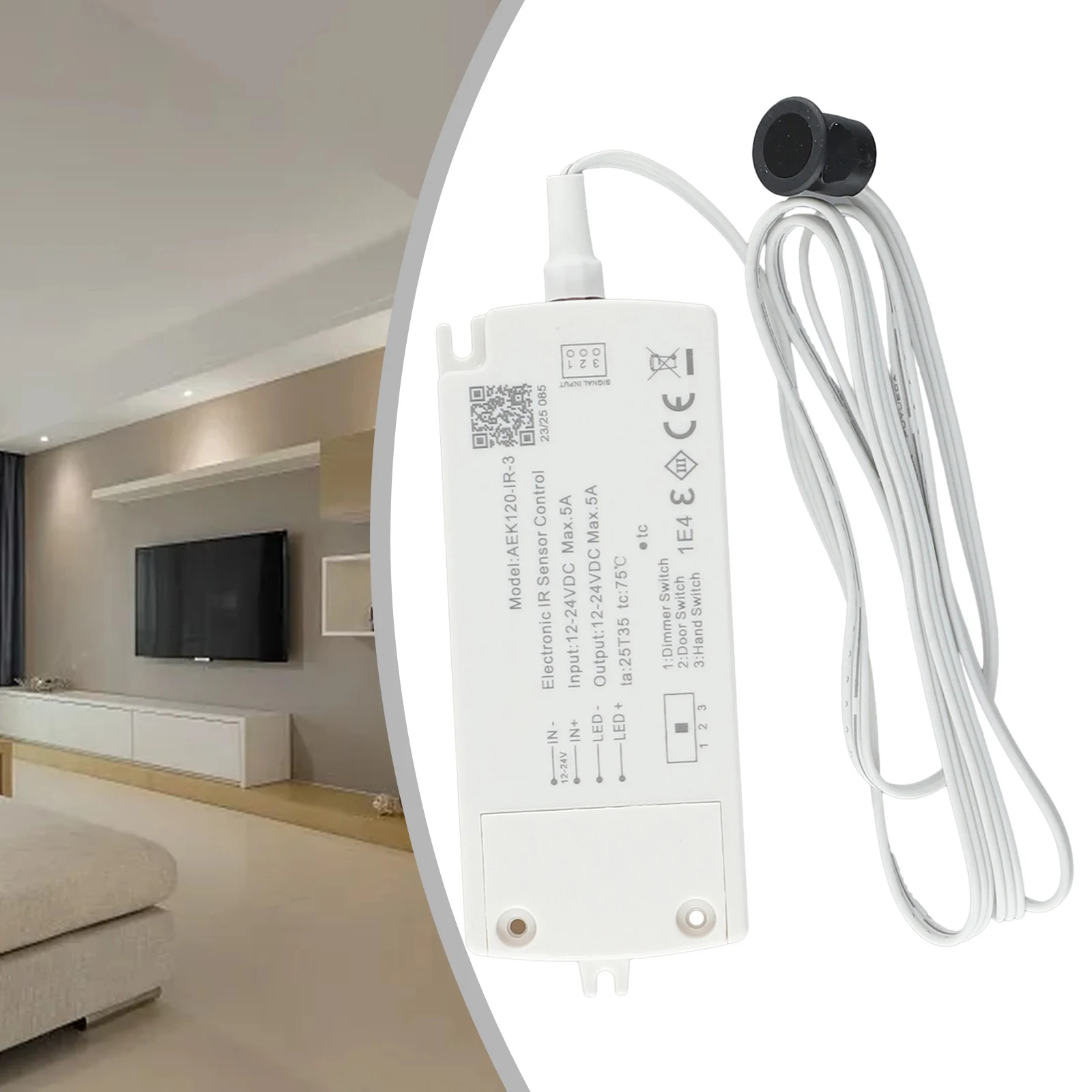 

DC 12-24V Electronic Infrared Motion Sensor Switch Touchless On/Off Kitchen Cabinet Light Doors 12/24V For Kitchen Lighting New