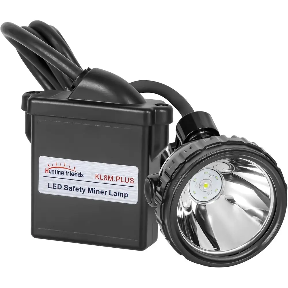 

Superbright LED Mining lamp, 1+6 LED Saety Lamp, Rechargeable Waterproo Explosion-Proo Hard Hat Torch or Proional Mining, tructi