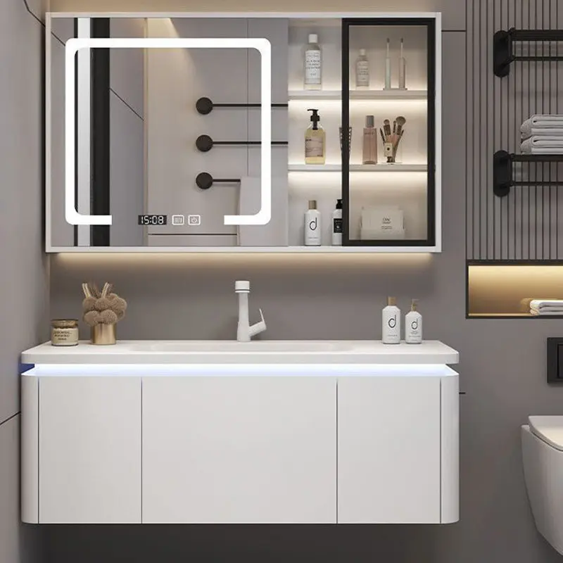 

Storage Perfume Bathroom Cabinet Organizer Drawers Paper Modern Luxury Partitions Cupboard Display Gabinete Hotel Furniture