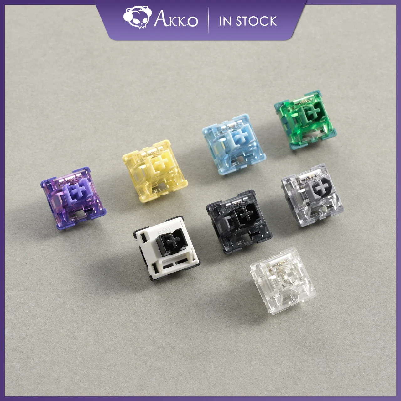 Akko-V3 Pro interruptores de teclado mecânico, tátil, Linear Switch para teclado, substituível Outemu, Gateron, cereja MX, 45Pcs Pack