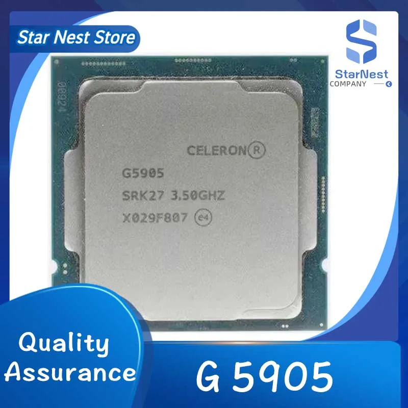 

Процессор Celeron G5905 3,5 ГГц 2-ядерный 2-поточный LGA 1200