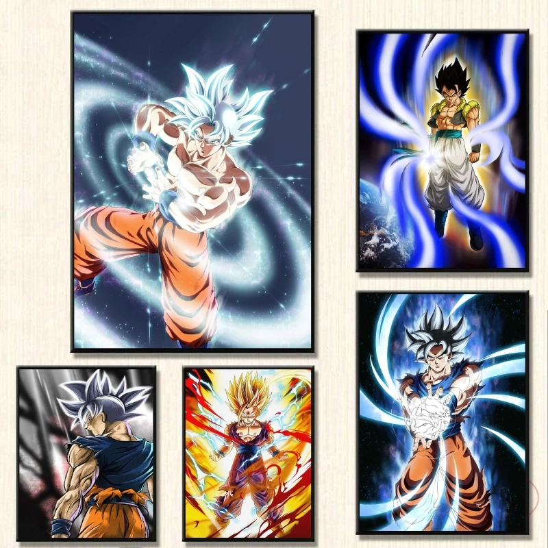 

Japanese Classic Anime Dragon Ball KaKarot Wall Stickers Aesthetic Poster Decorative Modern Living Room Children's Bedroom Decor