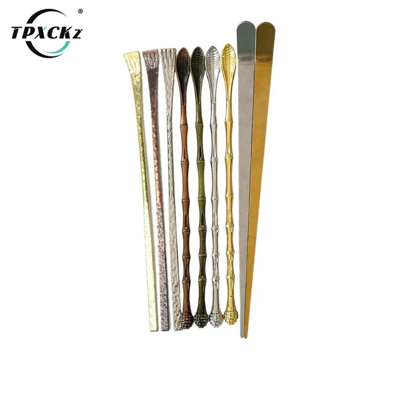 SL Stainless Steel Tea Sticks With Japanese Traditional Matcha Scoop Teaware For Tea Ceremony Kitchen Leaf Tea Tool