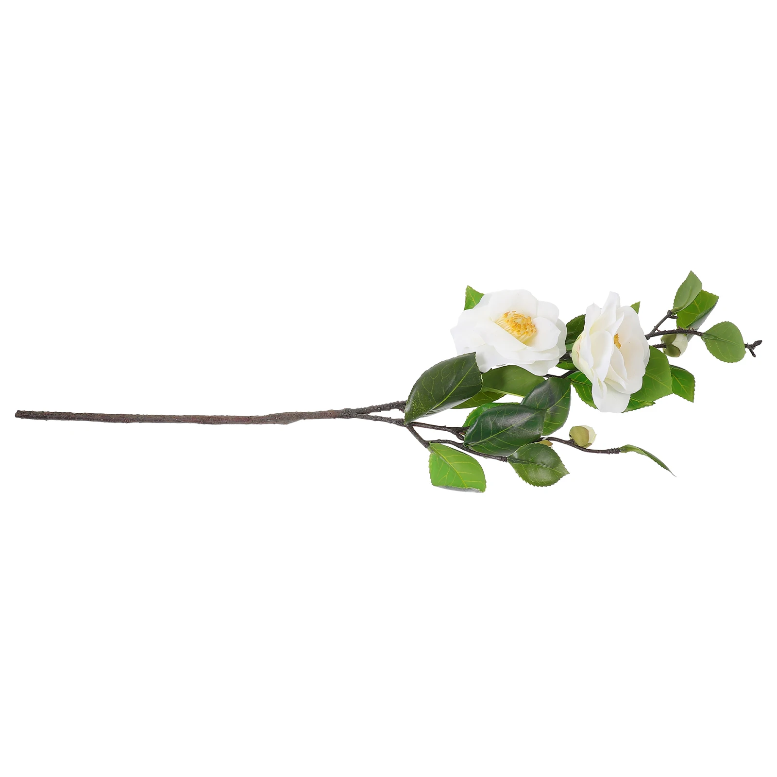 

Simulated Camellia Ornaments Artificial Flowers Realistic Decor Wedding Home Garden Red Color Floral Decor Dining Table
