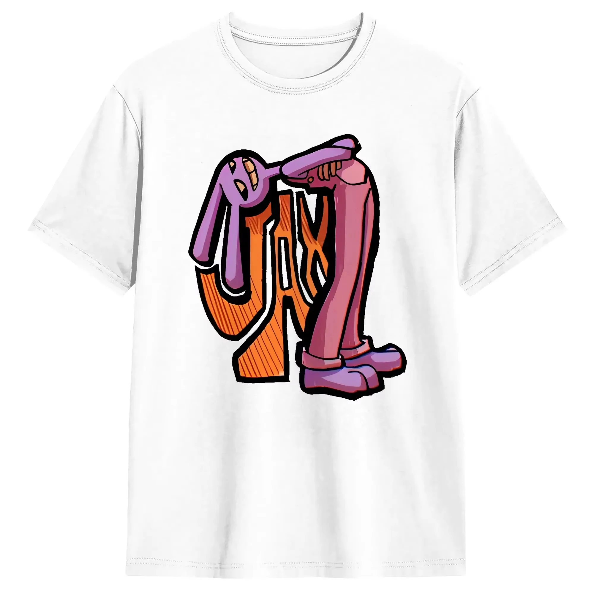 2026 Summer T-Shirt Jax Amazing Circus Humorous Tees Short Sleeve T Shirt O Neck Tops Suitable for Both Men and Women