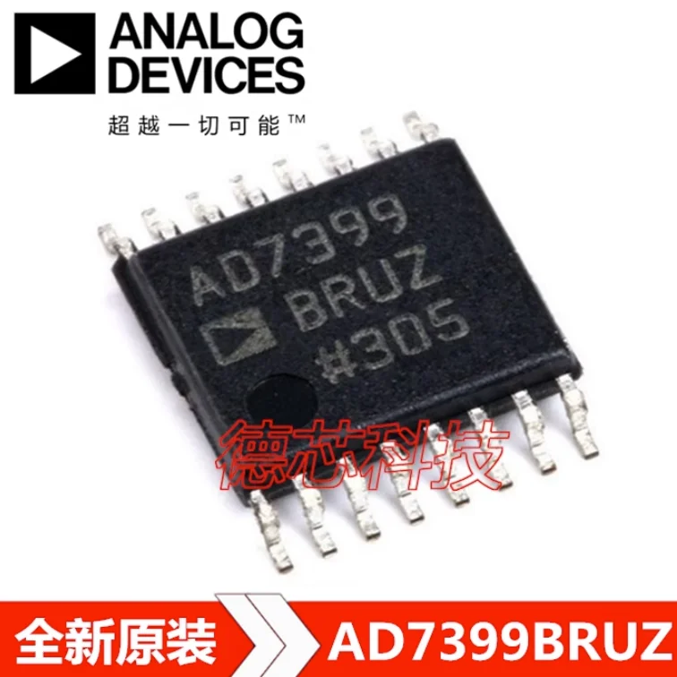 1pcs /LOT   New Origin AD7399BRUZ  AD7399BRU  AD7399   TSSOP-16  Digital to analog converter  DAC   Chip IC New Original