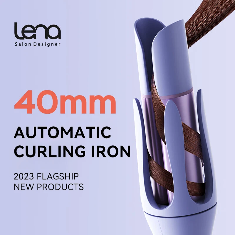 Lena Z3S-40mm Automatic Hair Curler Negative Ion Large Wave Curling Iron Long-Lasting Big Volume Hair Styling Tool