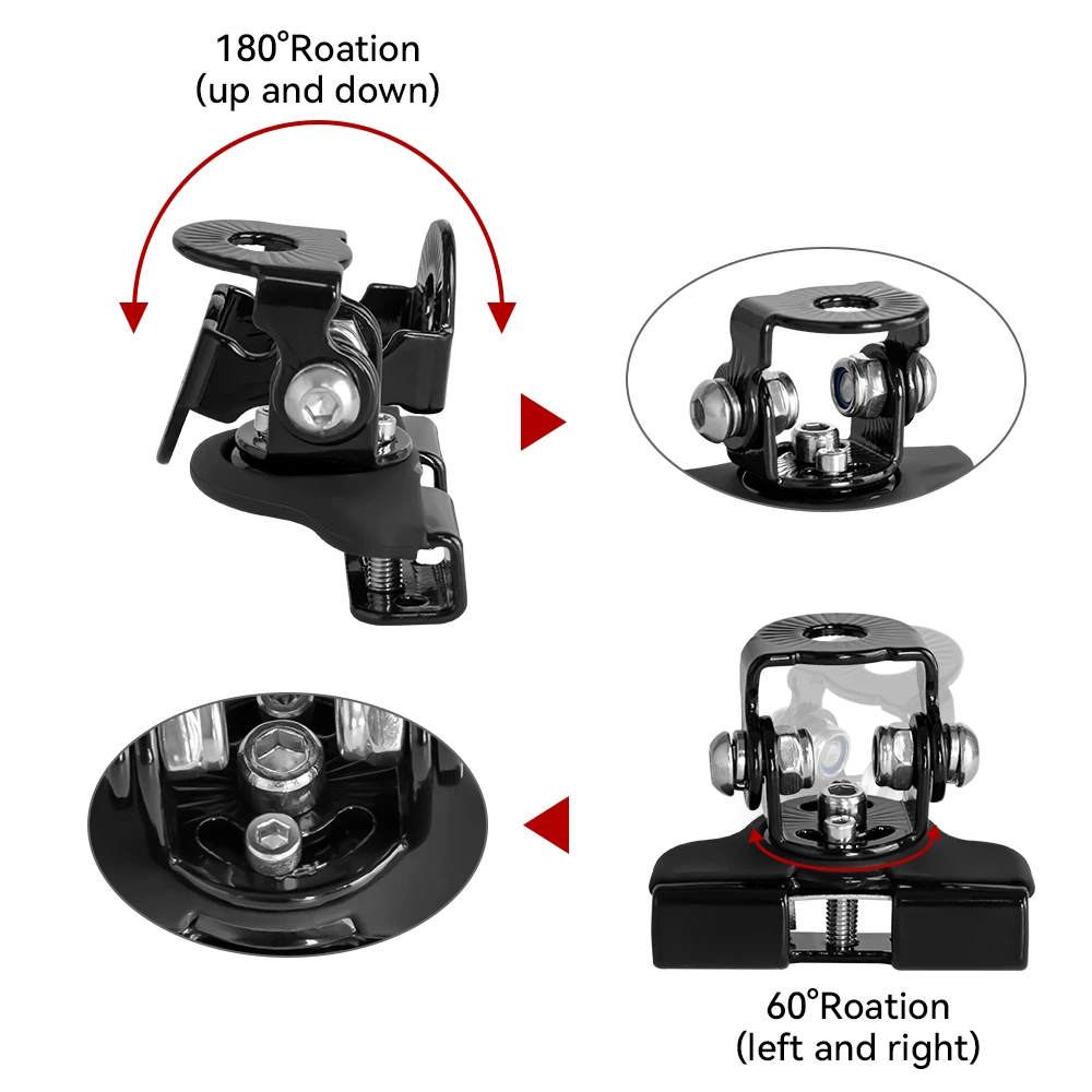 LED Light Bar Mounting Car Headlight Holder Flood Lights Clamp Spotlight Stand Bar Bracket Off Road 4x4 Auto Accessories