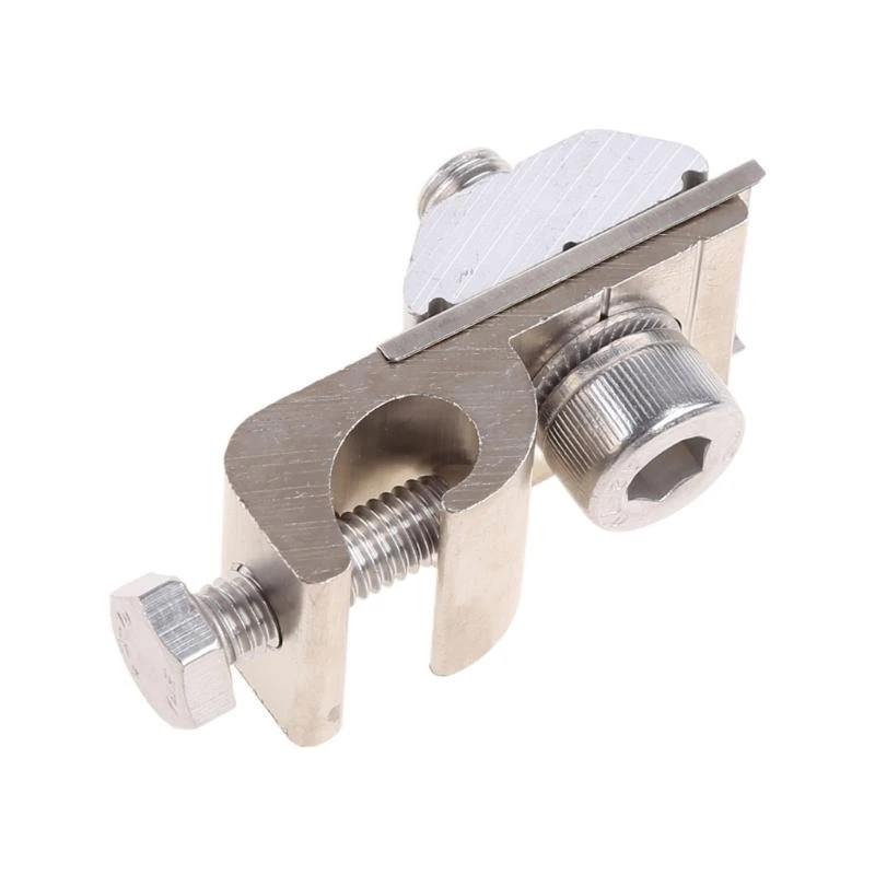 Photovoltaic Grounding lug Solar Panel Fasteners Clips Cable Clamps for RV Boat,with M8 Tee Sliding Slots Hammer for Head Bolts
