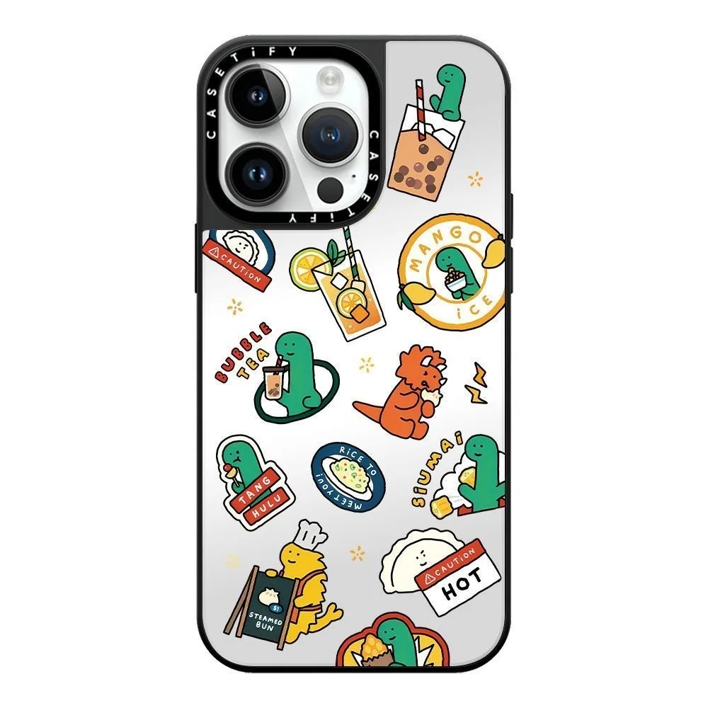 حافظة آيفون ديناصور لطيفة تعاونية متوافقة مع iPhone 16/15/14/13/12/11 تصميم كرتوني يناسب موديلات Pro/Pro Max plus #1