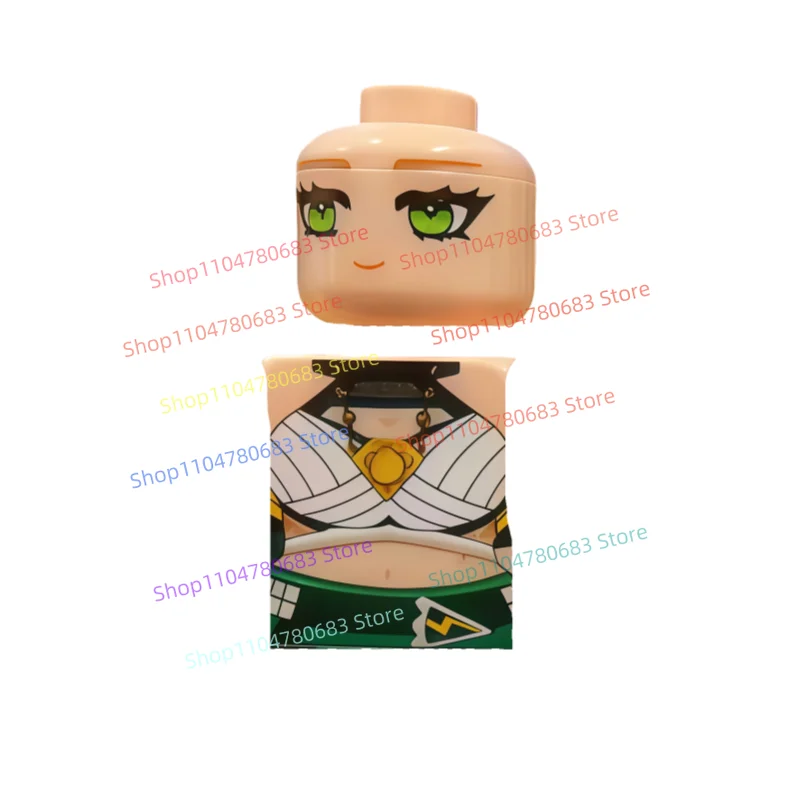 MOC اللبنات فتاة جميلة دمية صغيرة التجمع نموذج عرض تمثال سطح المكتب ديكور لعبة هدية عيد تحصيل