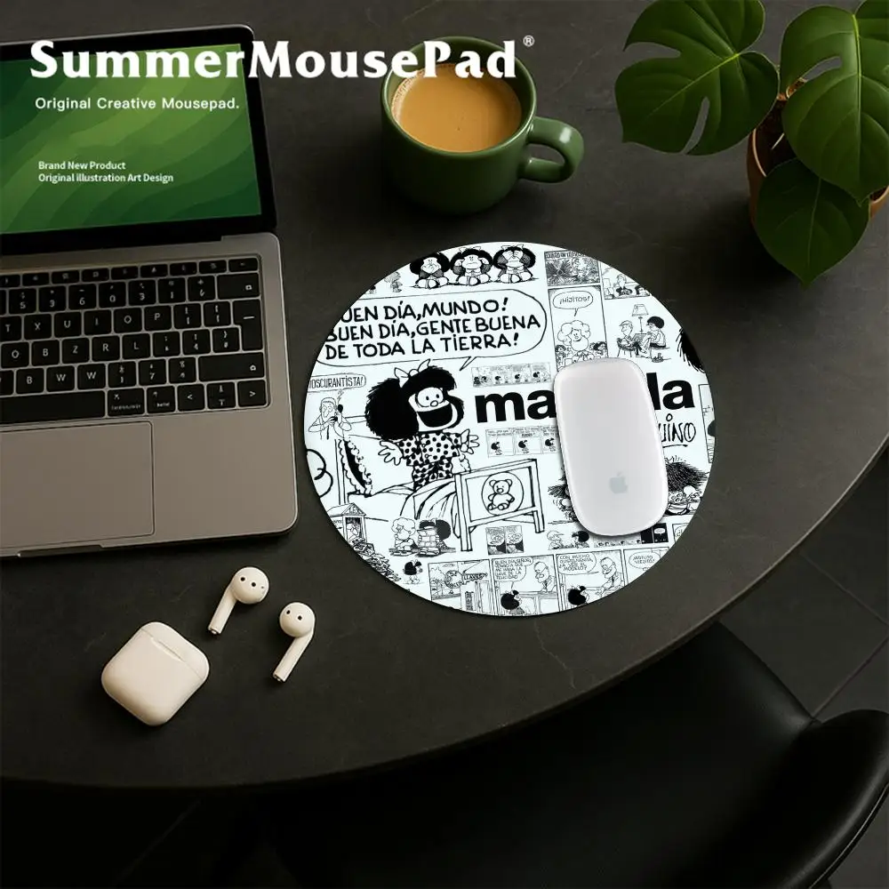 Small Hot Complete Mouse Mat Keyboard M-Mafalda Accessories Anime Mouse Pad Large Mousepad Deskpad Pad On The Table Deskmat Diy