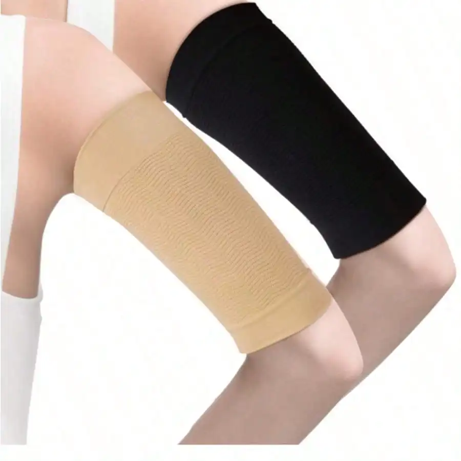 

1 Pair Compression Leg/Arm Sleeves, Unisex Scar Cover Wrist Support, Lightweight Elastic Arm Sleeve, Elbow Sleeve, Solid Color Compression Ice Sleeve, Anti-Sprain & Thrombosis Elastic Arm Sleeve Summer