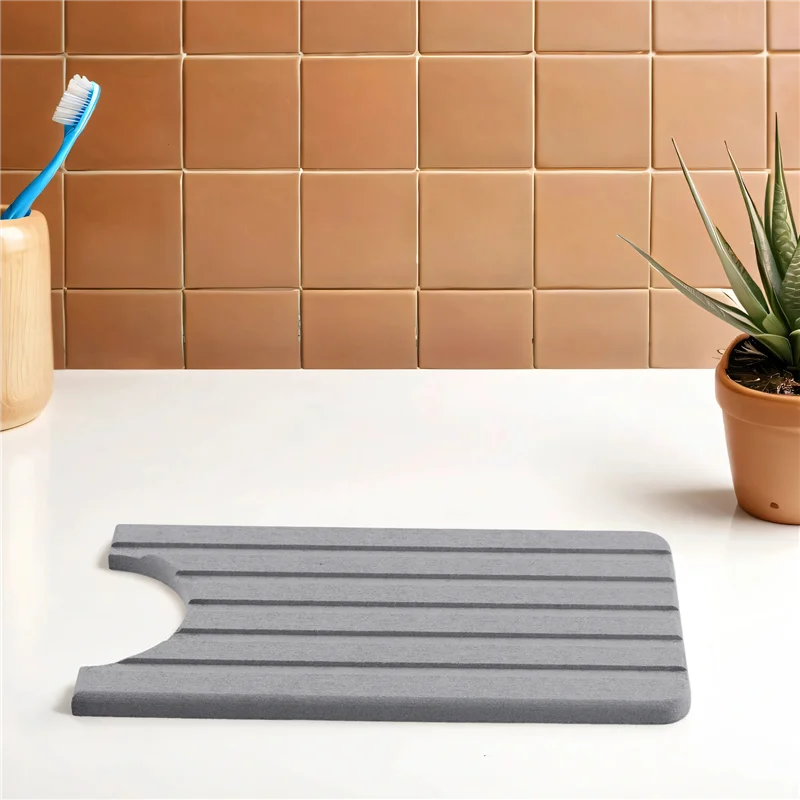 A59E-حصيرة صنبور لحوض المطبخ، حصيرة الصنبور، حصيرة التجفيف لطاولة المطبخ، واقي رذاذ حوض المطبخ، حصيرة التجفيف