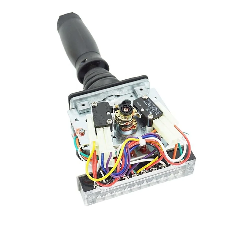 Various Electro-Hydraulic Control System Single-Axis Hand Operated Electric Industrial Joysticks With Spring Return