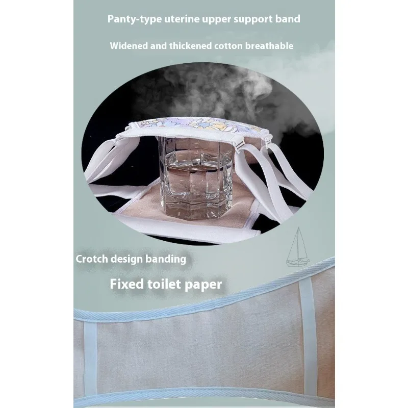 ‌Uterine Prolapse Support Underwear Elderly Women Postpartum Recovery Breathable High-Waisted Hemorrhoid Relief Comfort Briefs