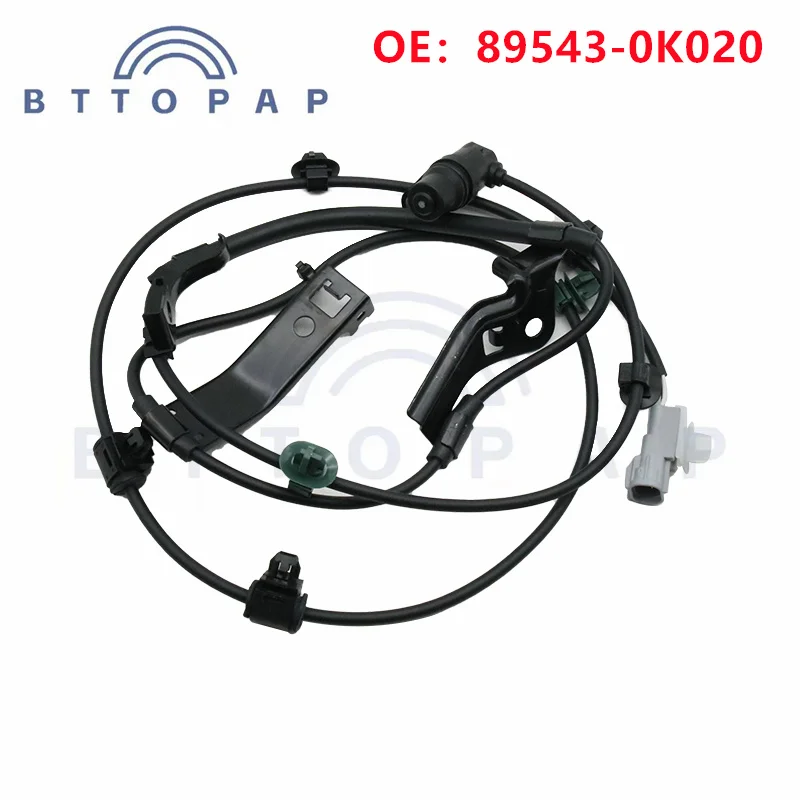 

89543-0K020 Front Left ABS Wheel Speed Sensor For Toyota Hilux Vigo Fortuner 2.7L 2004-2015 Series Models Auto Parts 895430K020