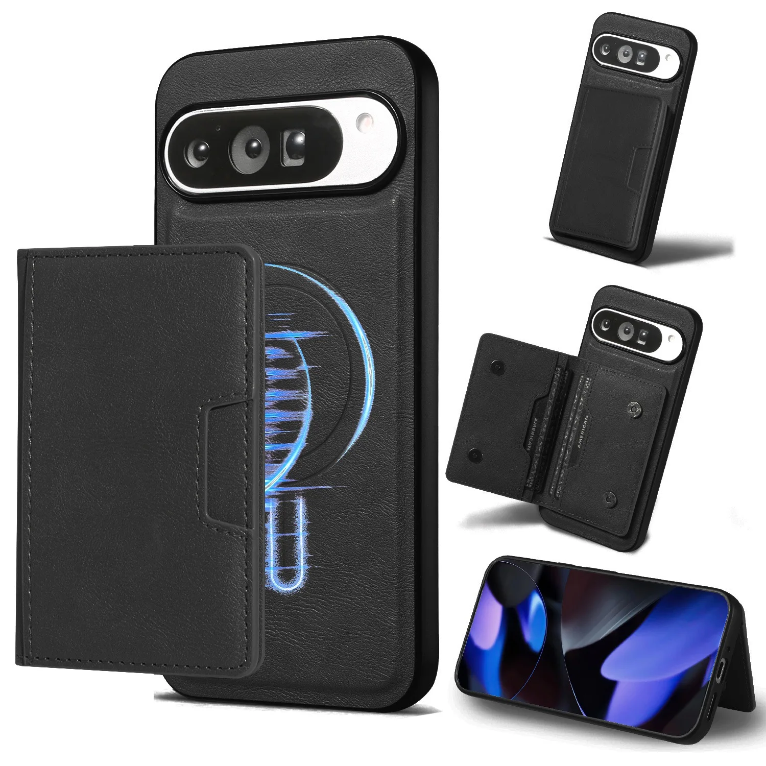 

Suitable for Pixel 10 Pro XL retro business phone case Google 8A anti-drop case 9Pro card insertion protection case trendy style