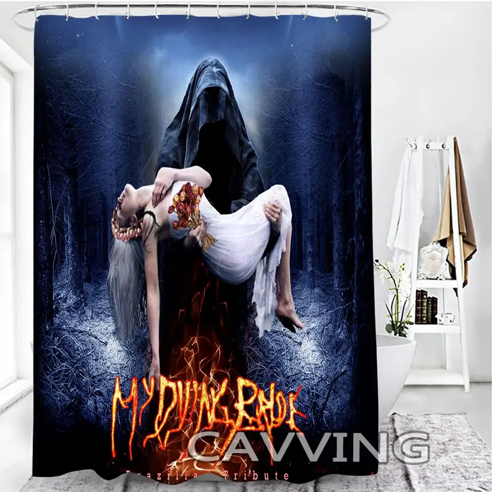 My Dying Bride 3D Printed  Shower Curtain Waterproof Bathroom Curtain Anti-slip Bath Mat Set Toilet Rugs Carpet Home  K04