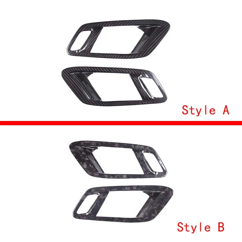 For Toyota GR Supra A90 MK5 2019-2022 100% Carbon Fiber Inner Door Grab Handle Frame Cover Decorative Trim Modification Molding