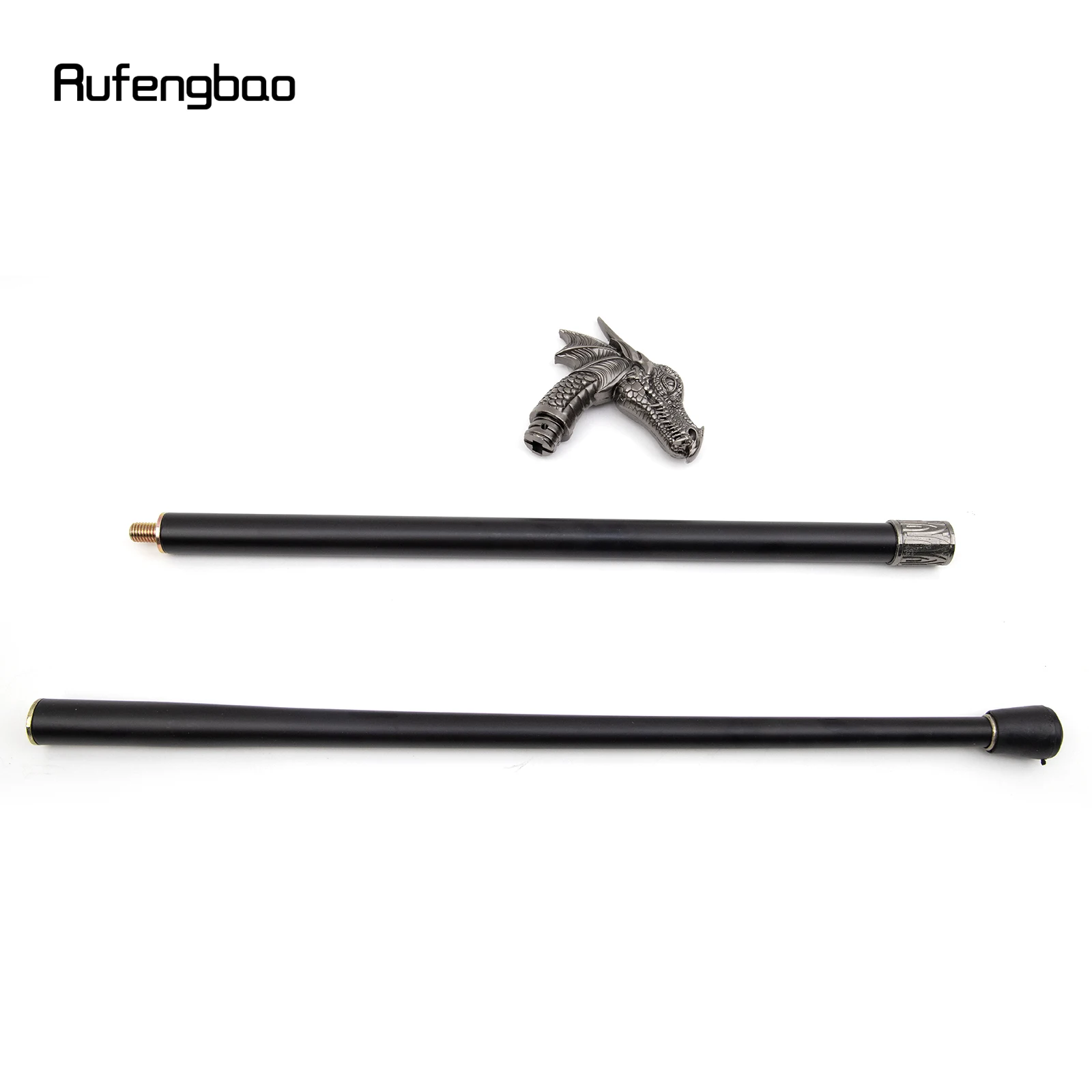 الفضة التنين رئيس الأزياء عصا للمشي الزخرفية عصا تأثيري خمر حزب المألوف عصا للمشي Crosier 93 سنتيمتر #5