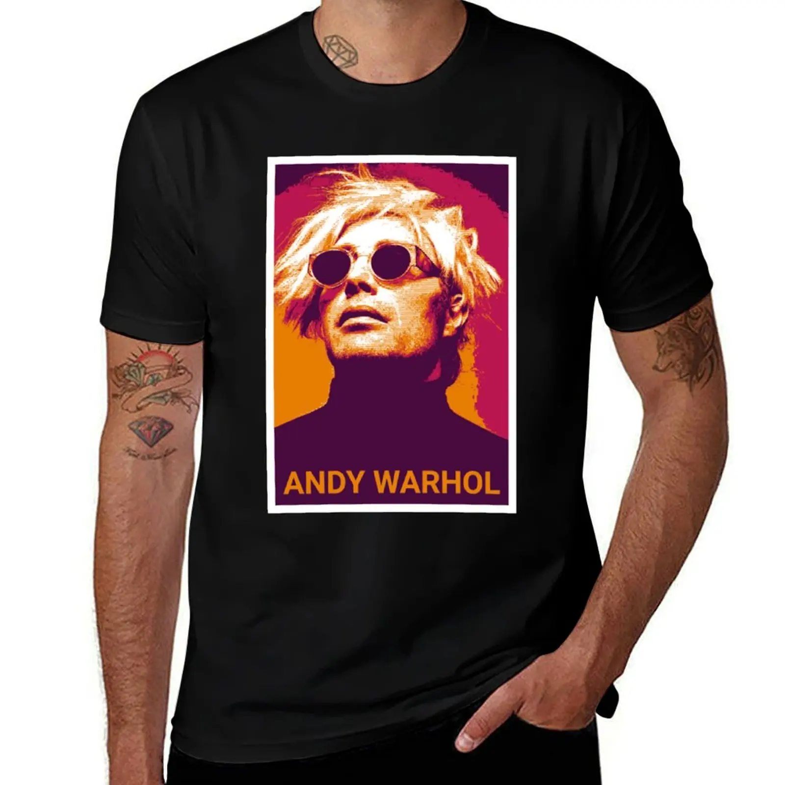 

Andy Warhol from Pennsylvania T-Shirt valentines boutique clothes Funny t-shirt graphics men clothes