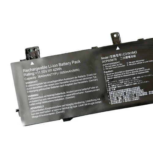 Imagen 2 del producto 11,55 V 42Wh C31N1843 batería del ordenador portátil para ASUS VivoBook S15 S532F S532FL S432F S432FA S532FA