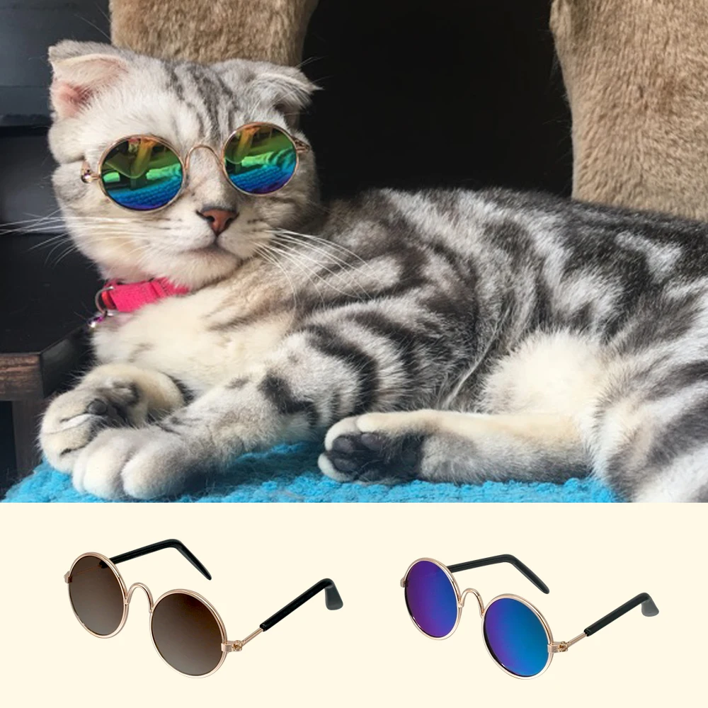 

Pet Sunglasses For Small Cat Dog Photos Props Pets Accessories Cute Summer Puppy Kitten Glasses Eye Protection Wear Pet Products