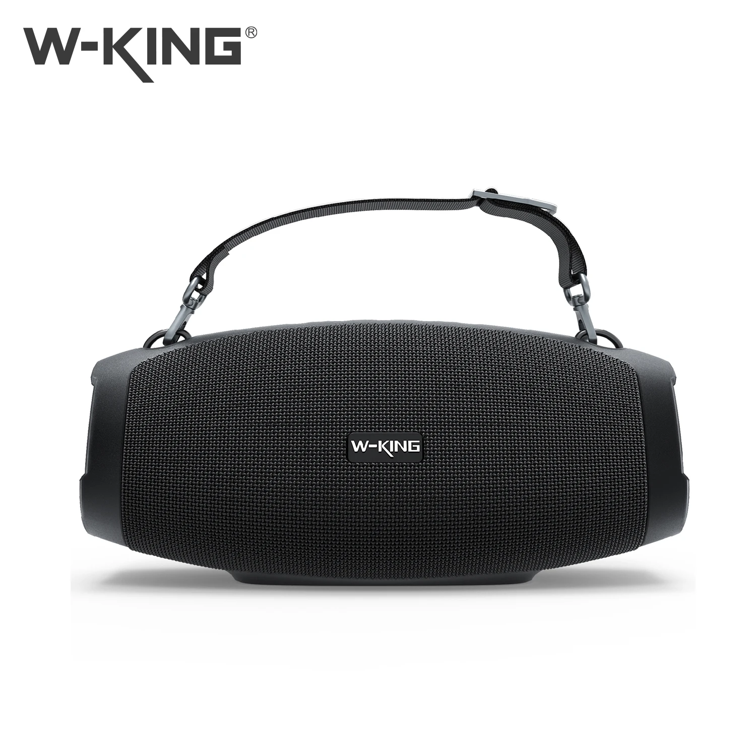 Caixa de Som Bluetooth Portátil W-KING X10 120W PEAK 70W, Boombox Sem Fio à Prova d'Água IPX6 com Subwoofer e Graves Profundos 42HRS, BT5.0