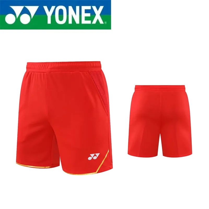 YONEX Badminton Competition Shorts for Male and Female Students Badminton Running Training Competition Shorts