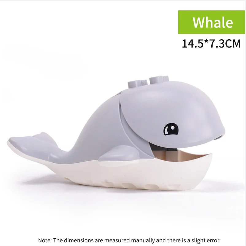 Blocs de construction série d'animaux: chat noir, chien, Lion, tigre, éléphant, fête pour enfants, Zoo, cadeau de vacances interactif Parent-enfant