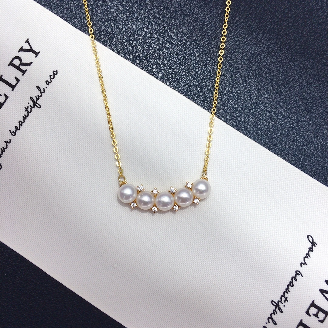 

ZHBORUINI 2025 новое ожерелье из натурального пресноводного жемчуга с несколькими жемчужными цепочками и улыбкой, модные универсальные женские украшения