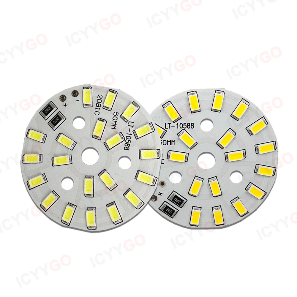 10W DC5V LED Chip SMD5730 LED Light USB 10W Light Board White Warm Light With On/Off Switch Cable LED Light Board 50MM