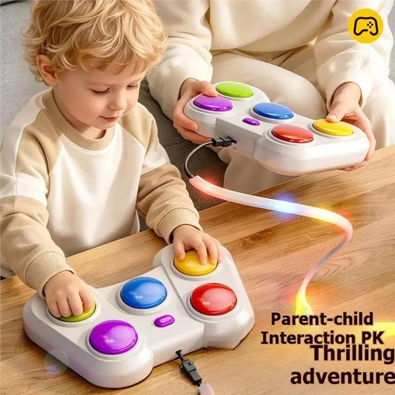 Game Console Rhythm Light Match Thinking Training Educational Fingertip Color Light