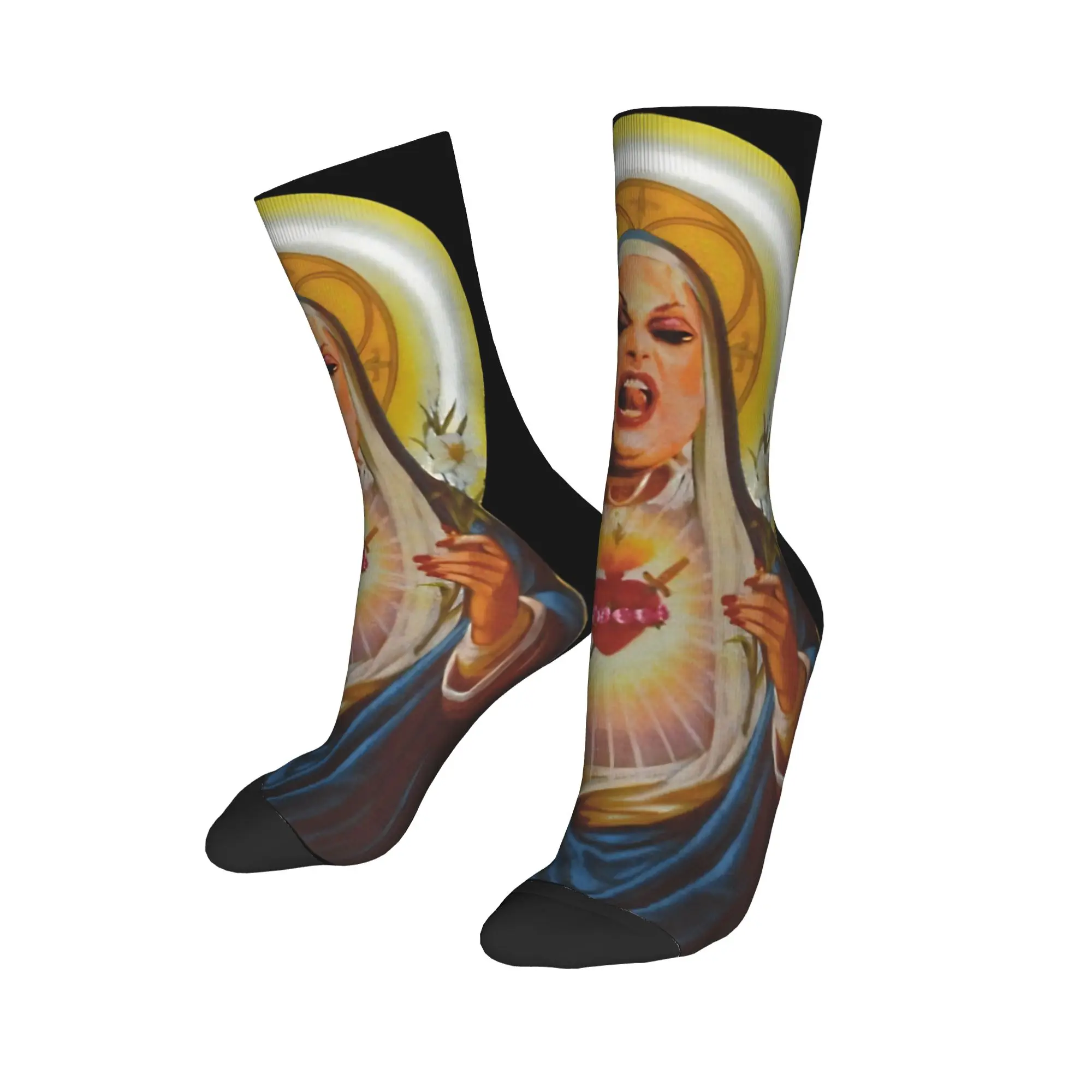 Pink Flamingos John Waters Divine  Merchandise Men Women Socks Compression  Sport Crew Socks Cotton Best Gifts