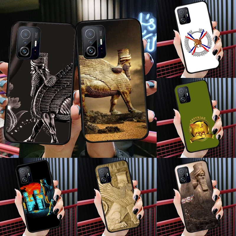 Lamassu Assyrian Winged Bull Case For Xiaomi 14T 11T 12T 13T Pro 13 14 Ultra POCO X7 Pro X3 X5 F3 F5 F6 M6 X6 Pro Cover