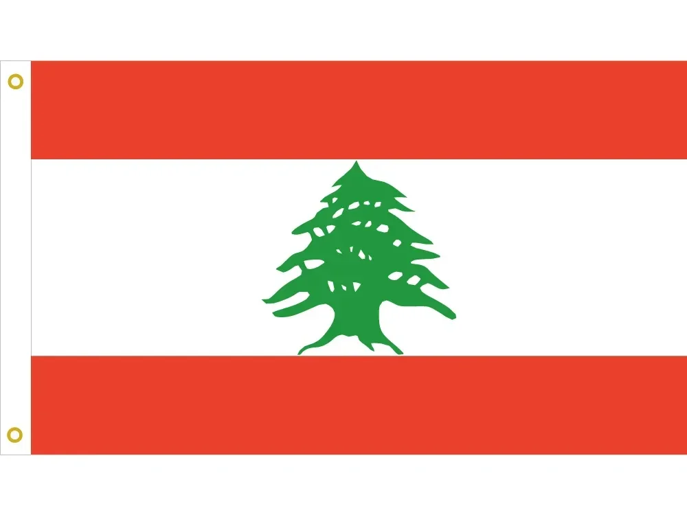 Lebanon National Flag 3X5 Feet Polyester Printed Banner Flags 90*150cm/60*90cm/40*60cm Flying Hang Big Flag 15*21cm Hand Flag