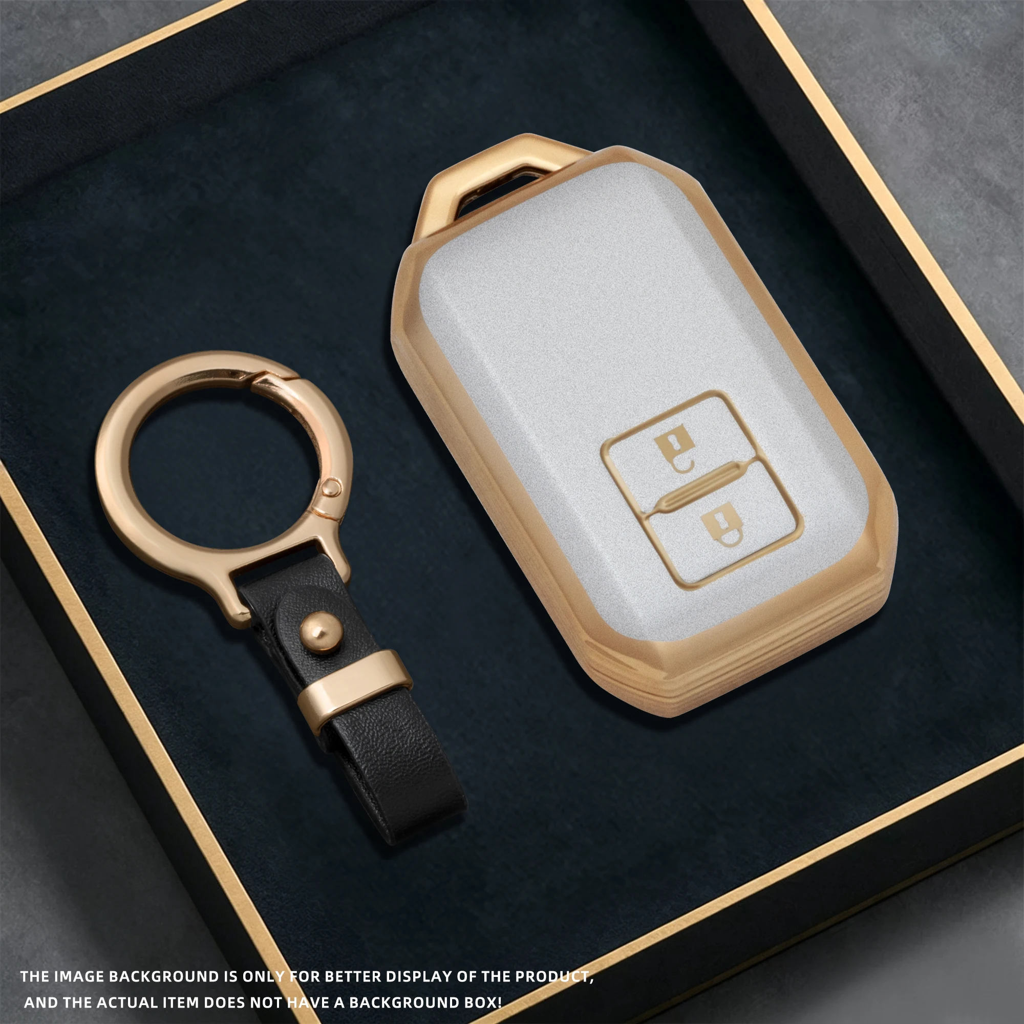 For Suzuki Swift, Ignis, Jimny, XL7, And Ertiga Models from 2020 to 2023 TPU Car Key Case Cover Protected Fob keyless Keychain