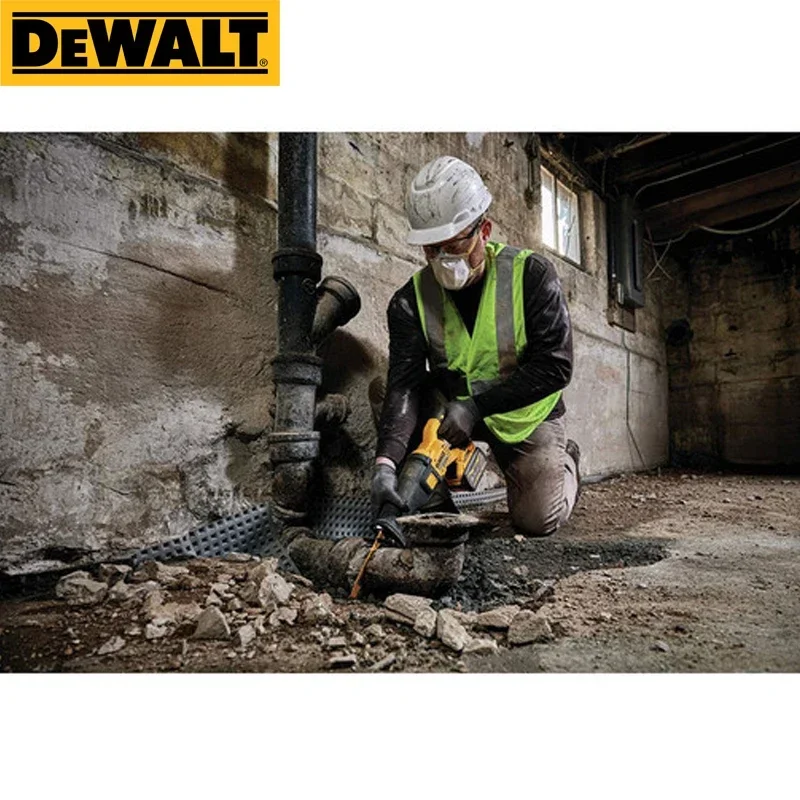 DEWALT DCS389 60V Cordless Reciprocating Saw Brushless Motor Variable Speed Metal Wood Cutting Tool Eletrical Saw Blades DCS389B