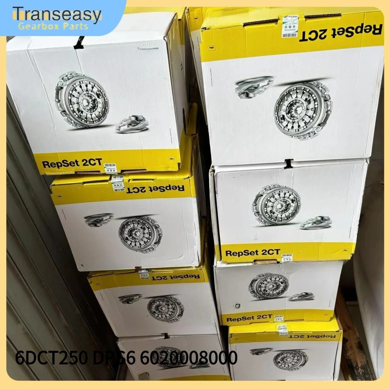 original New 6020008000 6DCT250 DPS6 Transmission Dual Clutch With Fork Suit For luk FORD FOCUS 1.6L 2.0L 11-18