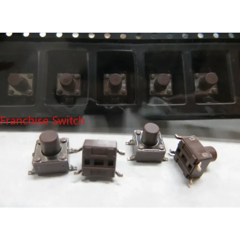 10PCS Import touch switch 6*6*7 patch foot DTSM-63N-V-T/R key micro-motion.