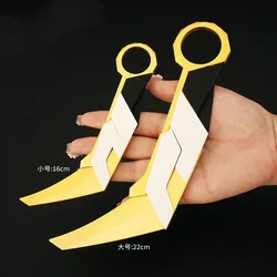 Valorant Knife Game Peripheral Toys Folding Claw Knife Full Metal Static Cosplay Weapon Model Crafts Keychain Pendant Gift 22cm
