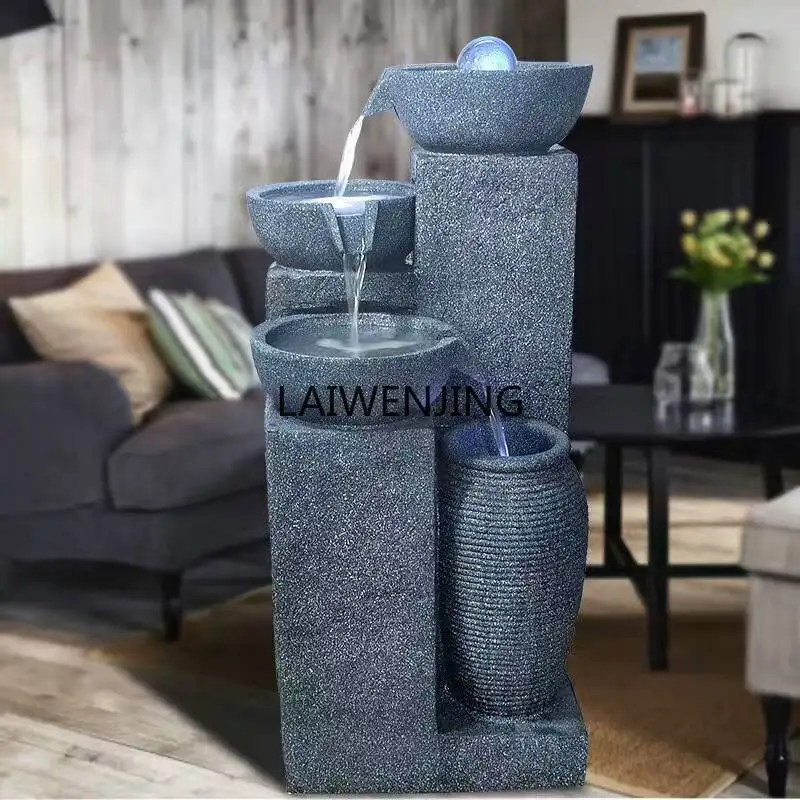 

Home Indoor Fountain Office Living Room Bonsai Company Flowing Water Landscape Store Ornament